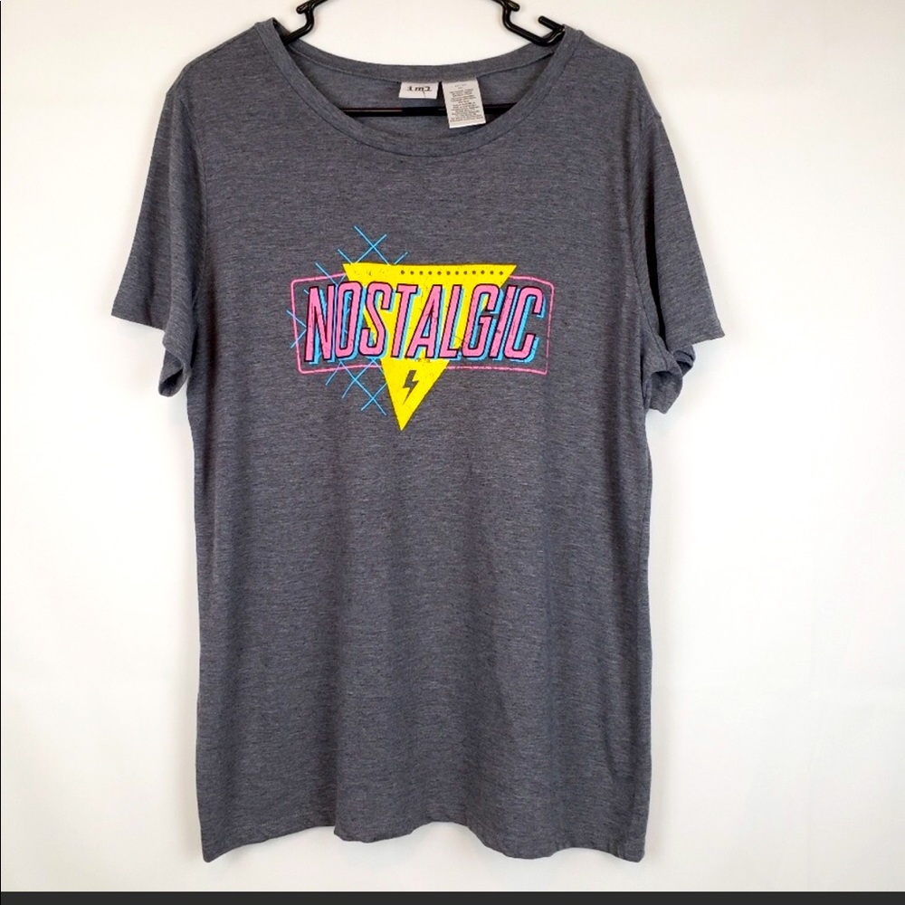 IML Women's Graphic shirt Stretch Nostalgic gray xxl